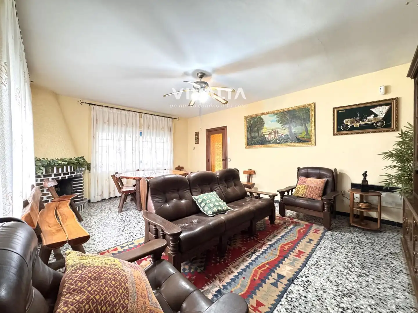 Sala de estar de Casa o chalet en venta en Perales de Tajuña con Aire acondicionado, Calefacción y Terraza