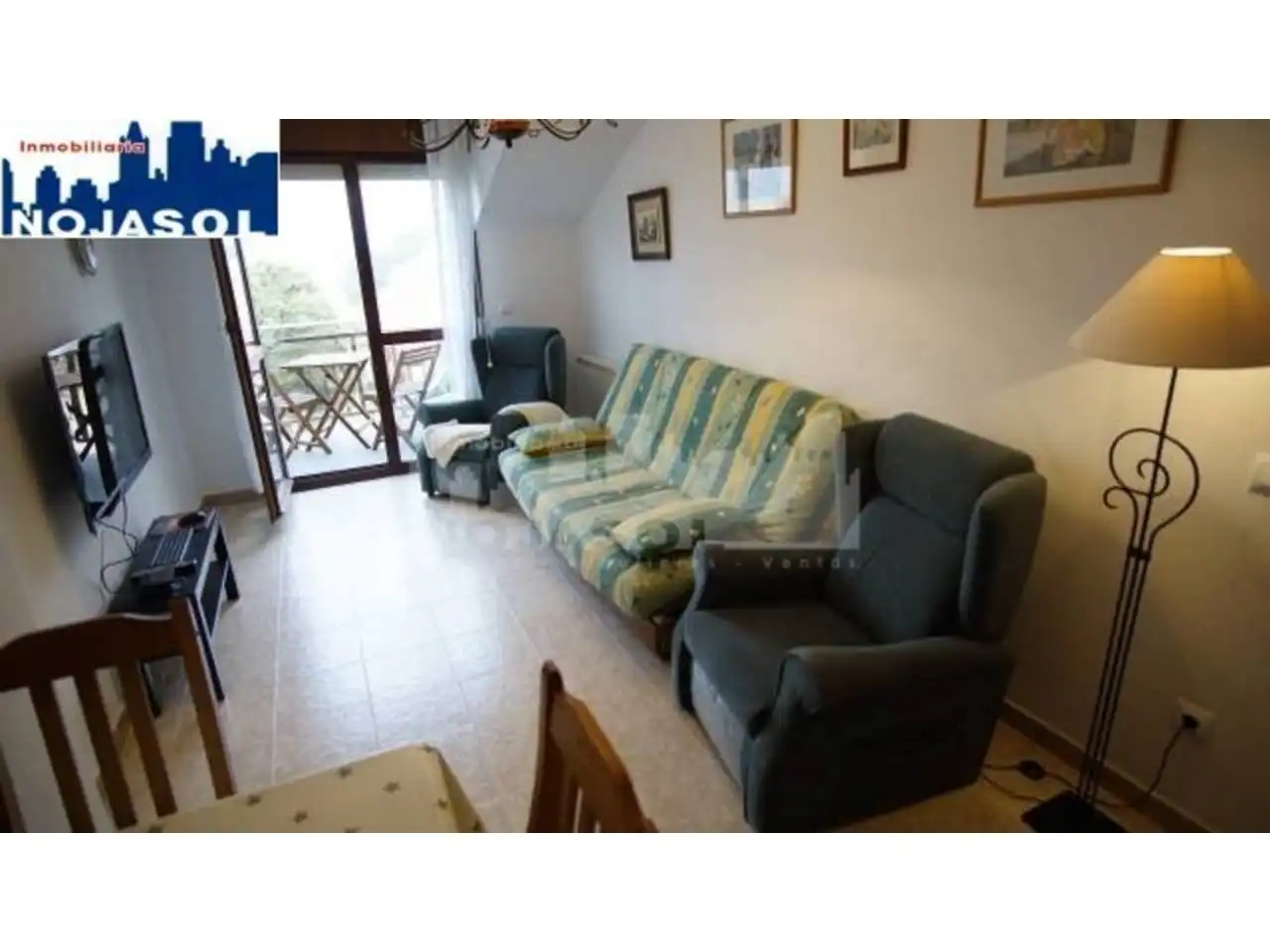 Living room of Flat for rent in Noja  with Heating, Terrace and Furnished