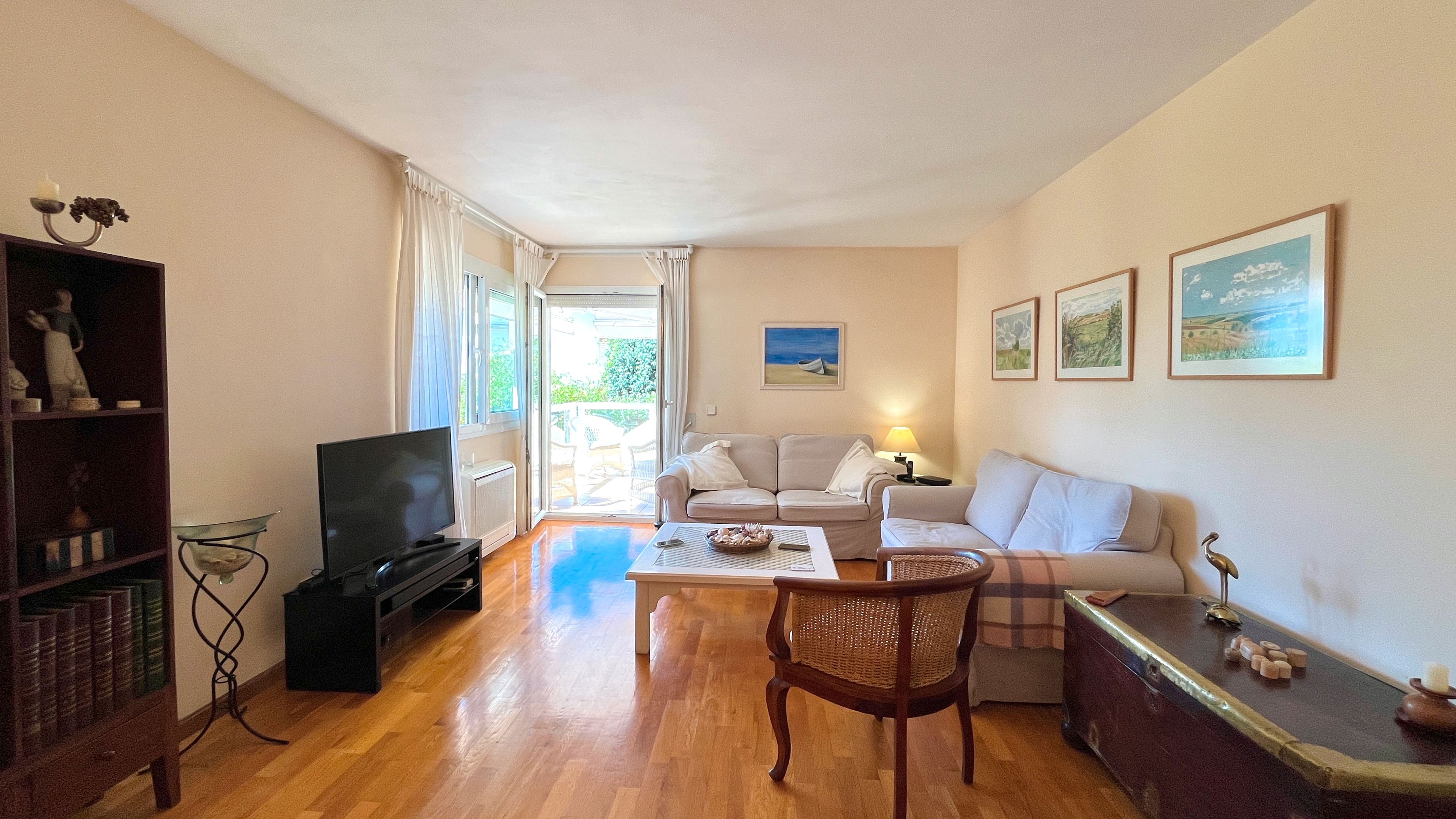 Sala d'estar de Planta baixa en venda en  Palma de Mallorca amb Aire condicionat i Piscina comunitària