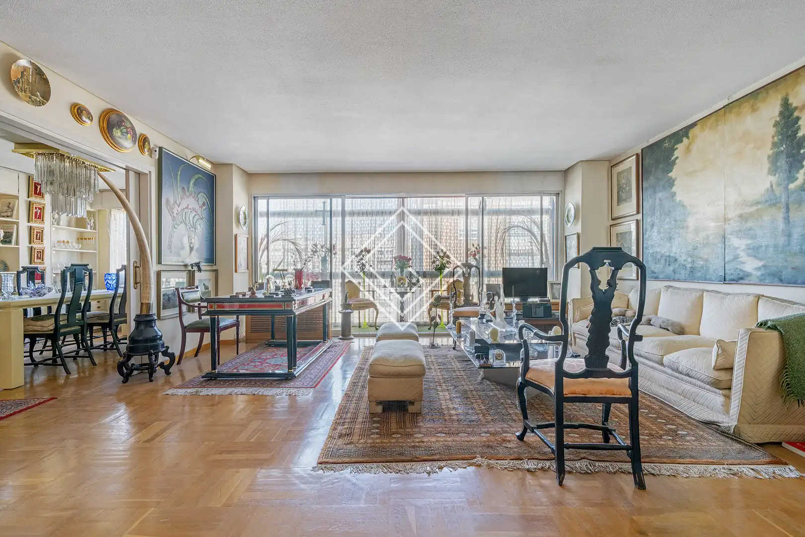 Living room of Attic for sale in Madrid  with Air Conditioner, Heating and Terrace