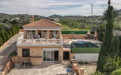 Exterior view of House or chalet for sale in Málaga Capital  with Air Conditioner, Private garden and Swimming Pool