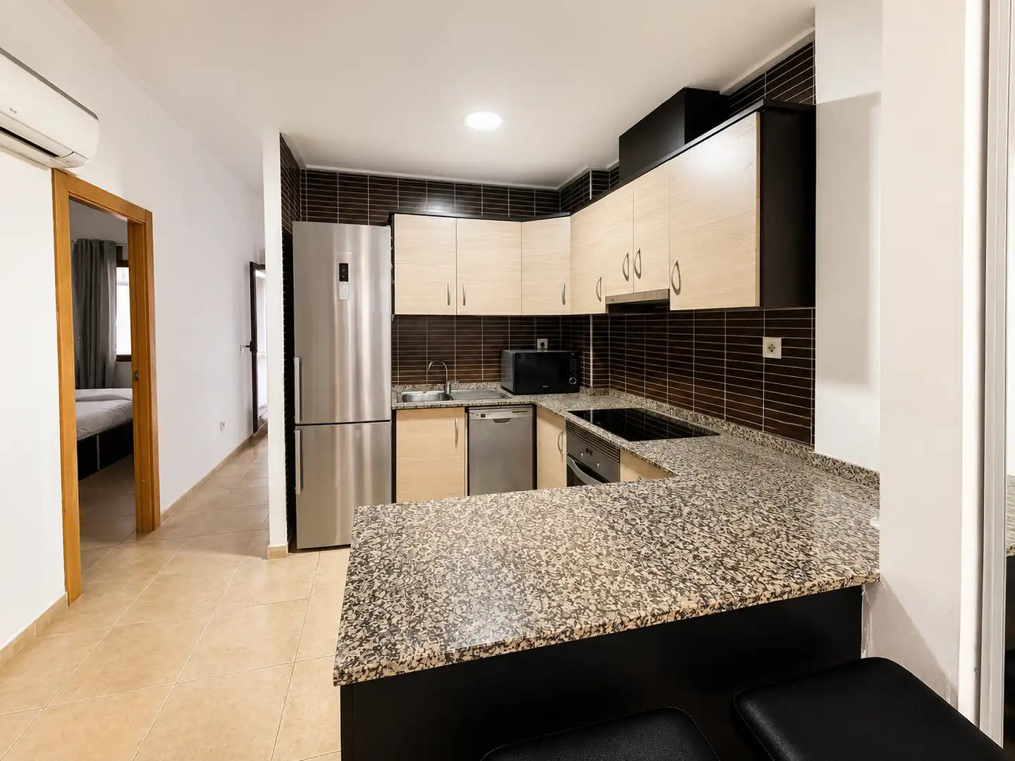 Cuina de Apartament en venda en Alicante / Alacant amb Aire condicionat, Calefacció i Terrassa