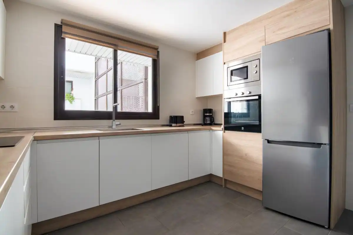 Kitchen of Flat for sale in Salobreña  with Air Conditioner, Heating and Private garden