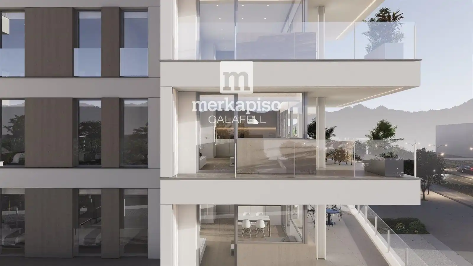 Vista exterior de Piso en venta en Cunit con Aire acondicionado, Calefacción y Terraza