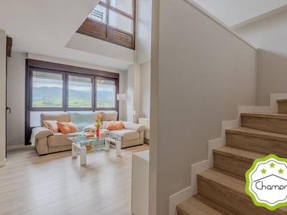Living room of Duplex for sale in Santurtzi   with Heating, Terrace and Storage room