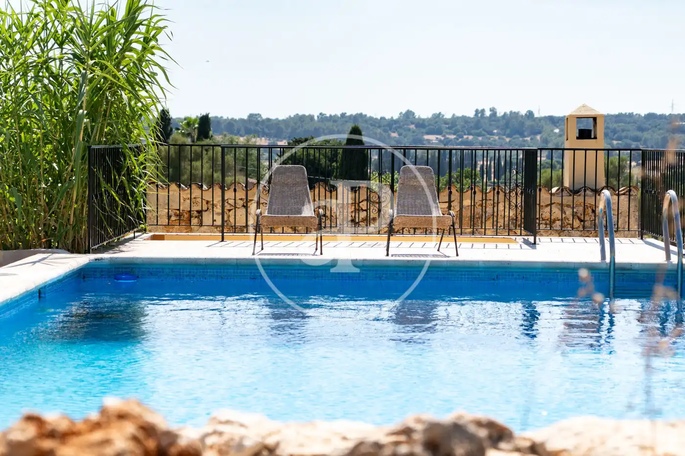 Swimming pool of Houses for rent in Sencelles  with Air Conditioner, Heating and Private garden