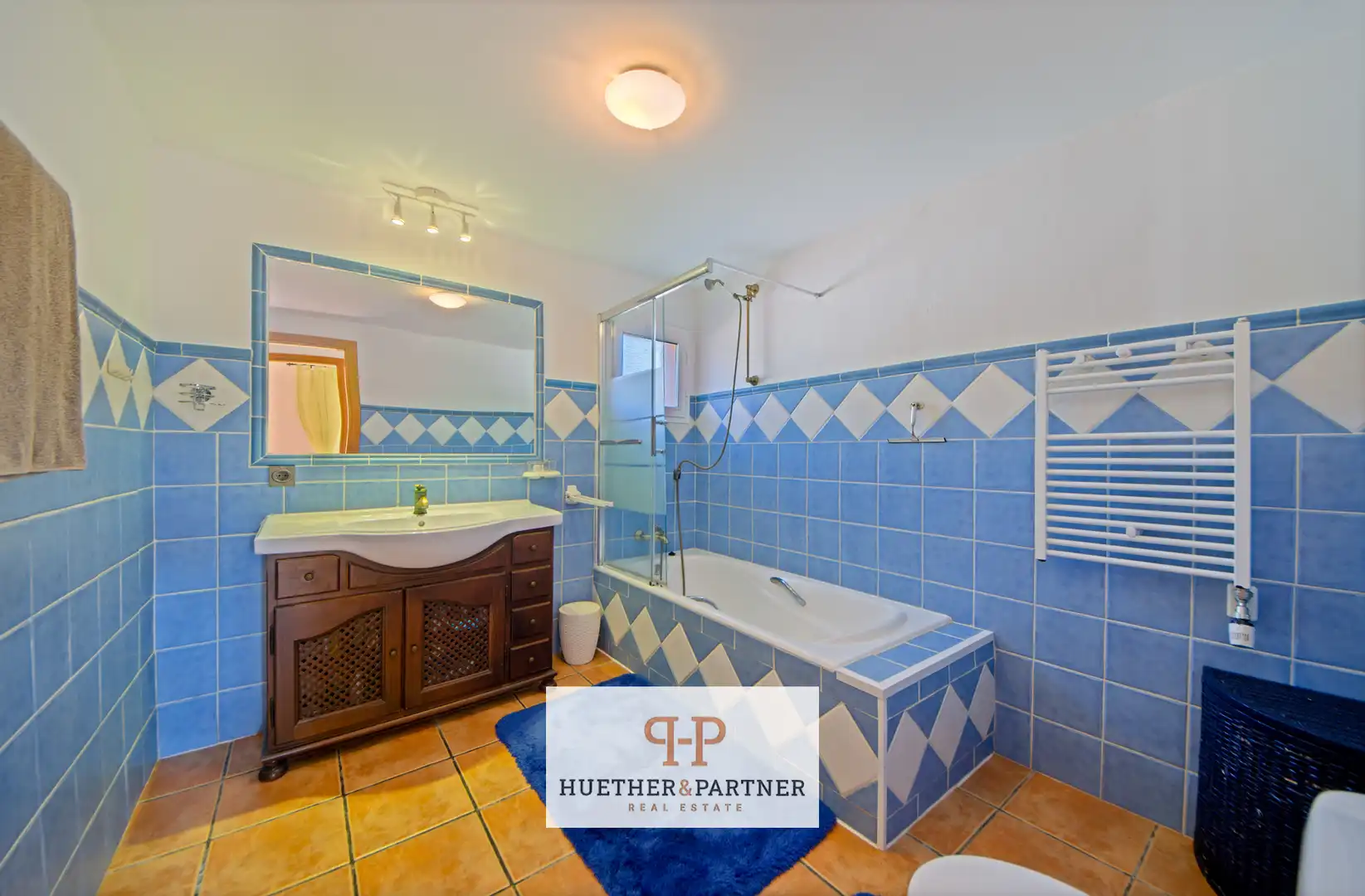 Badezimmer von Country house zum Verkauf in Llucmajor mit Klimaanlage, Heizung und Möbliert