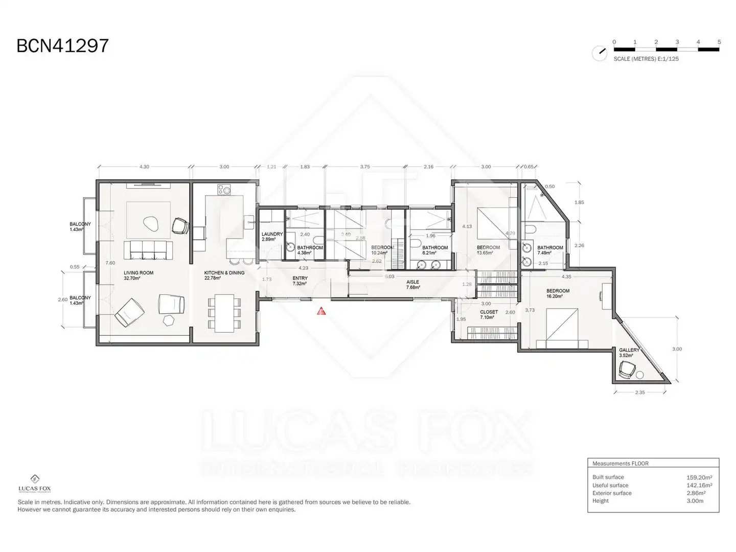 Wohnung zum Verkauf in Barcelona mit Klimaanlage, Heizung und Balkon