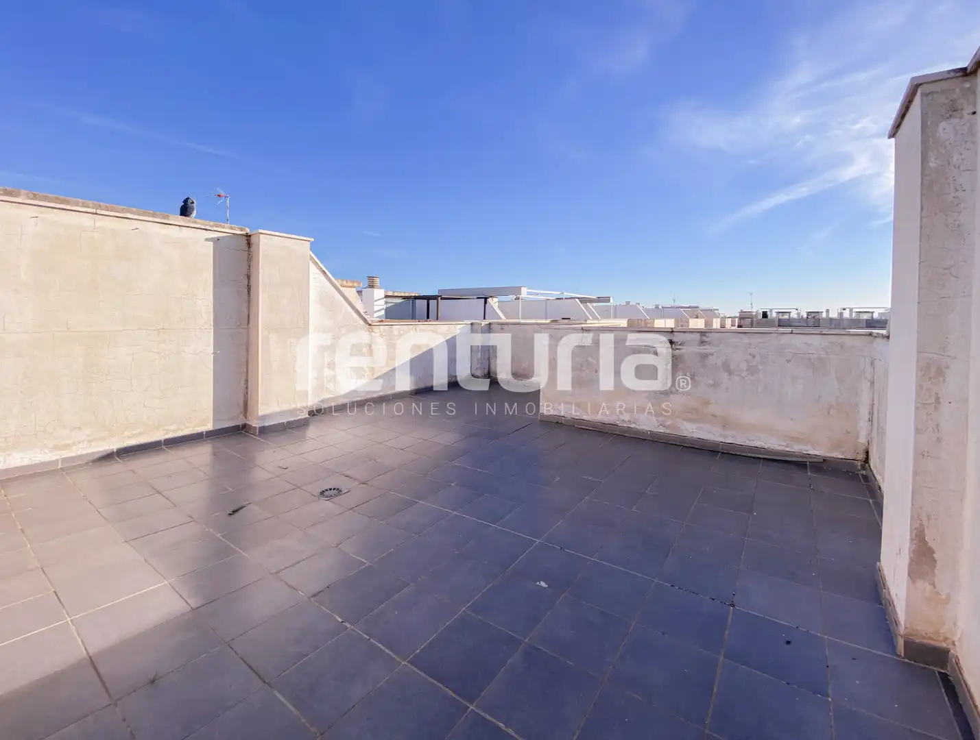 Terrasse von Dachboden zur Miete in Almenara mit Klimaanlage, Privatgarten und Terrasse
