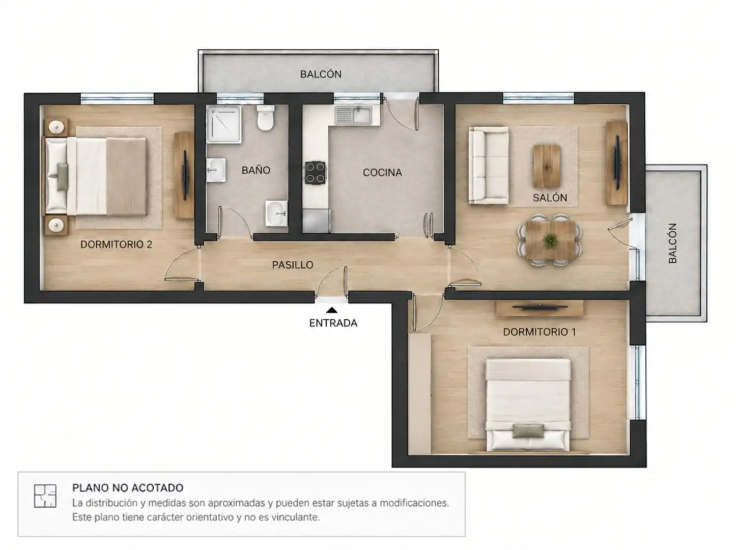 Piso en venta en Madrid con Calefacción y Balcón