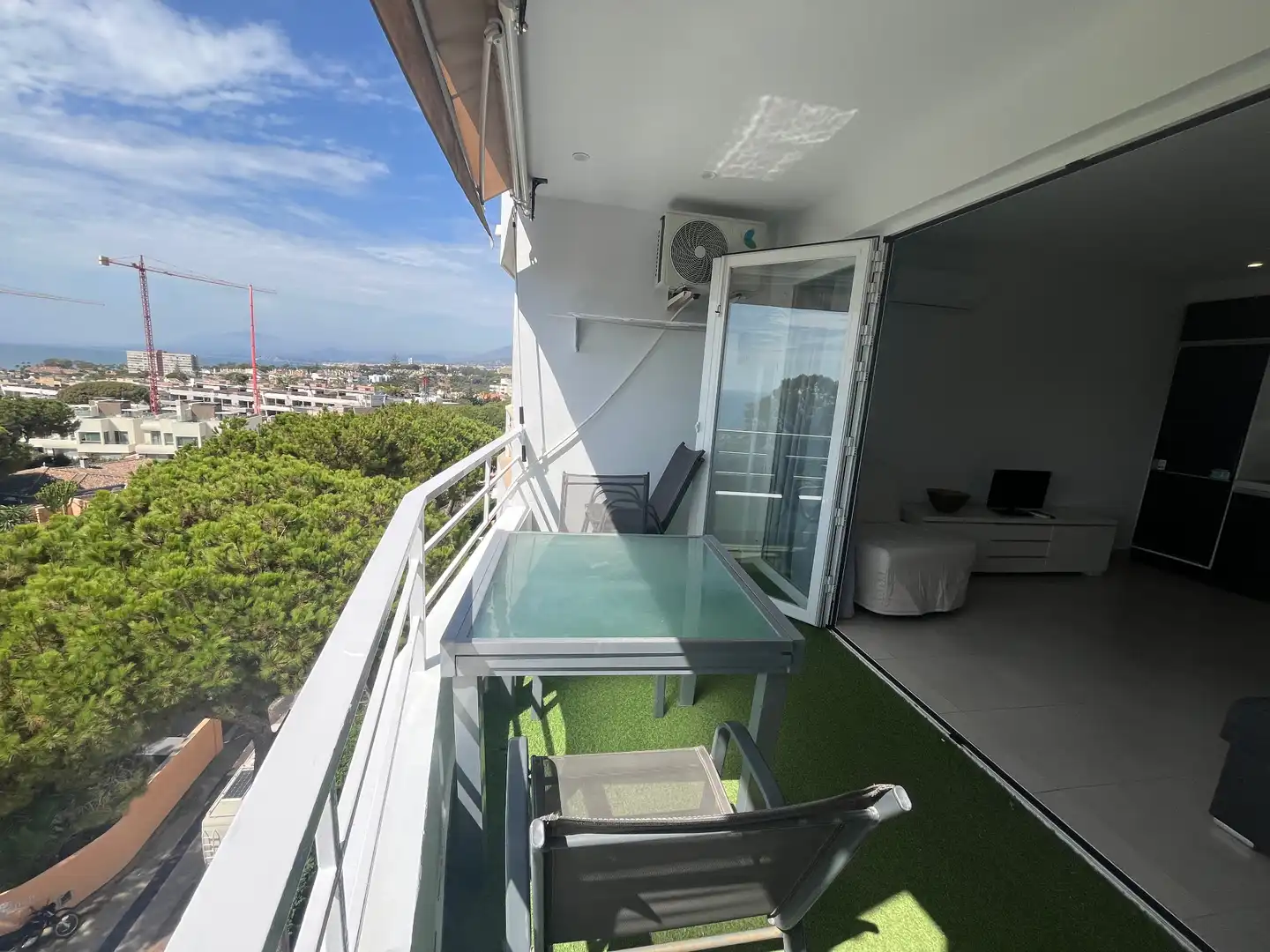 Terrassa de Apartament de lloguer en Marbella amb Aire condicionat, Terrassa i Moblat