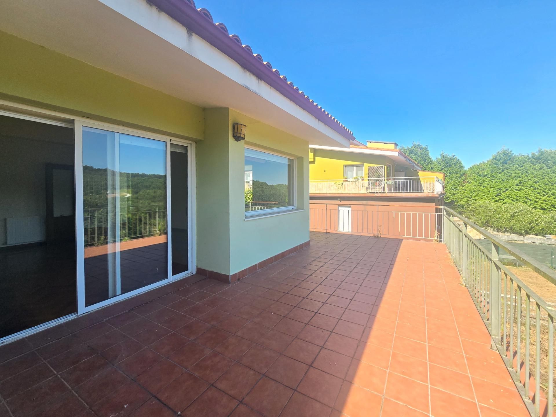 Terraza de Casa adosada en venta en A Coruña Capital  con Calefacción, Parquet y Terraza
