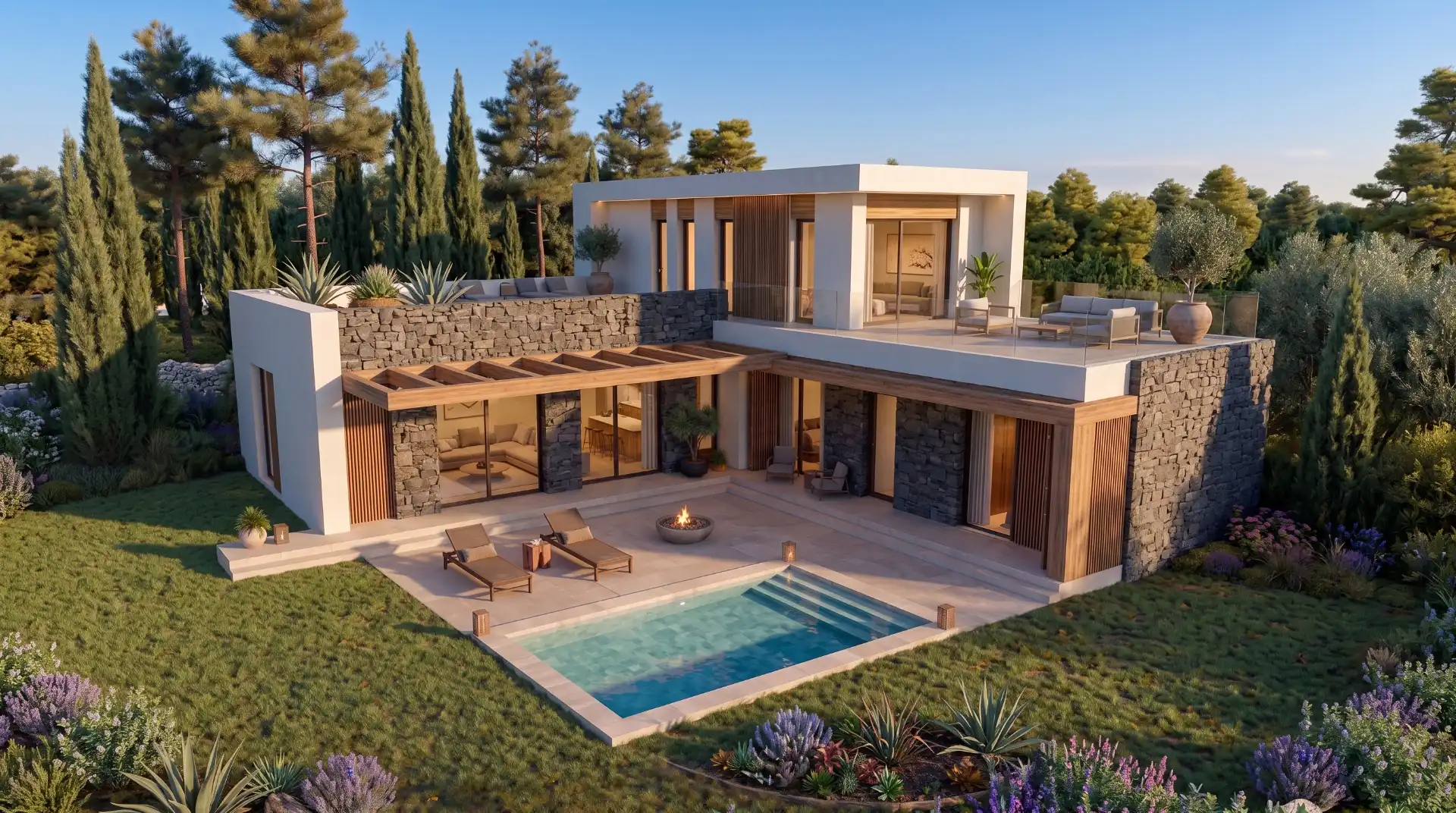 Neubau-Villa mit Pool zum Verkauf in Carrer Maria Màrgens Gibert