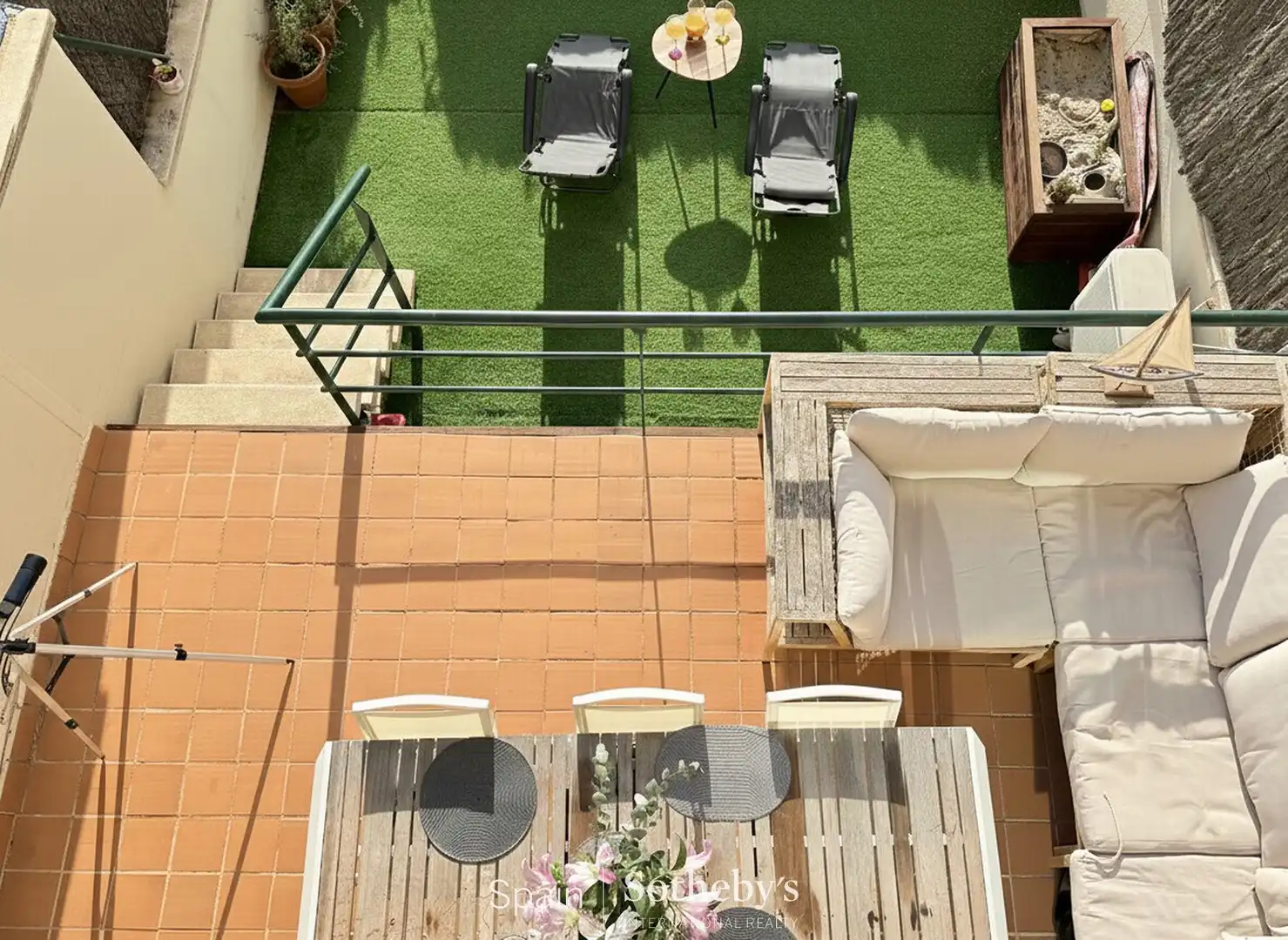 Terraza de Apartamento en venta en Sitges con Jardín privado, Terraza y Trastero