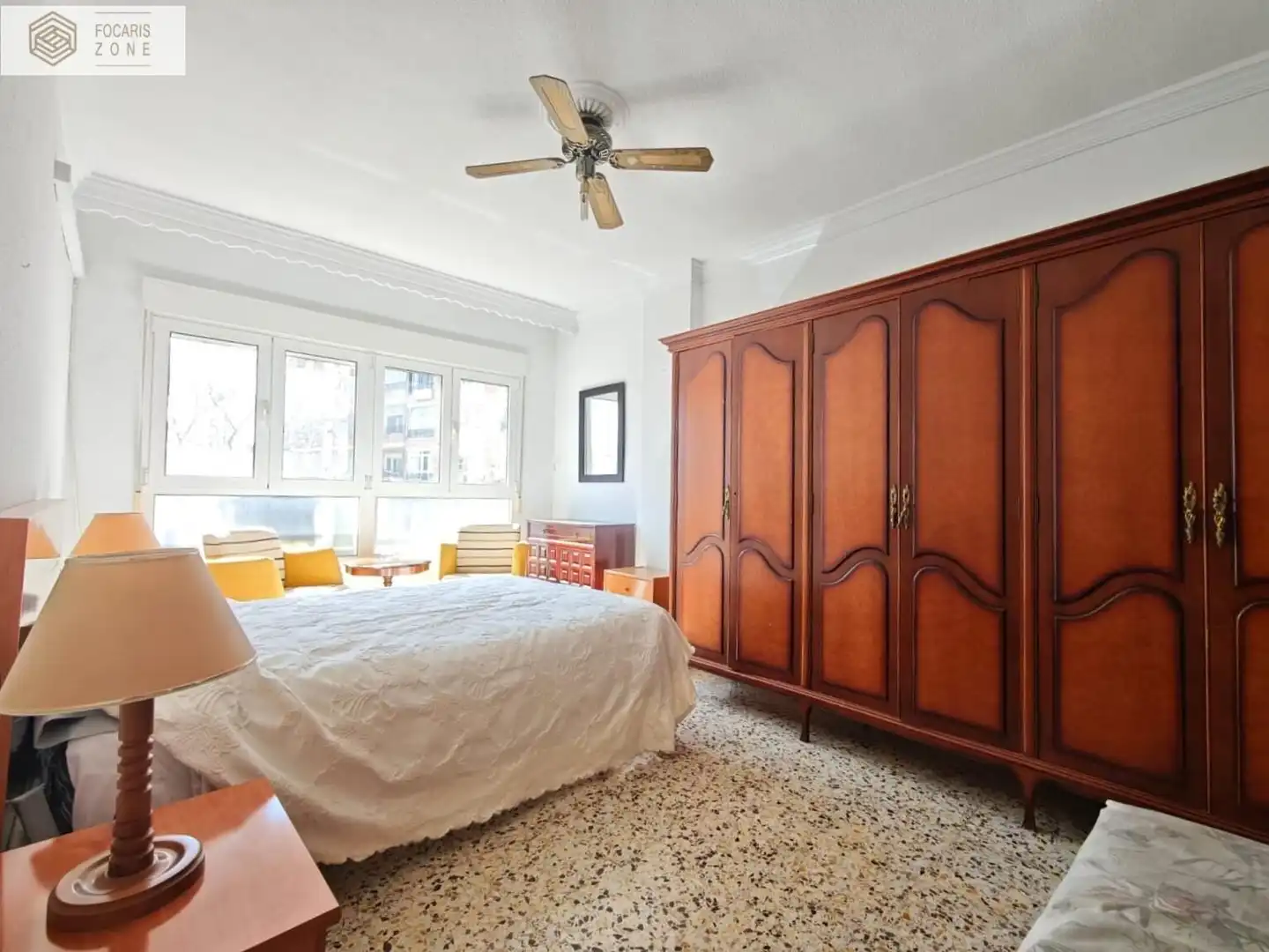 Schlafzimmer von Wohnung zum Verkauf in Málaga mit Klimaanlage, Heizung und Terrasse