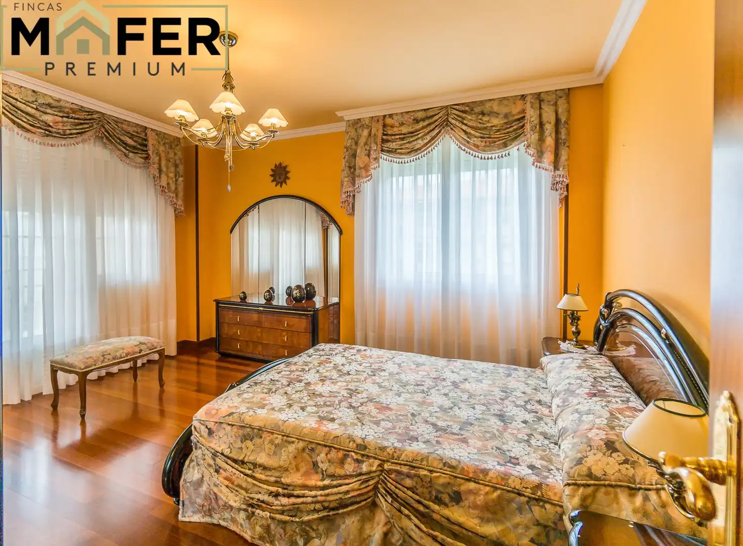 Schlafzimmer von Haus oder Chalet zum Verkauf in Ampuero mit Heizung, Privatgarten und Parkett