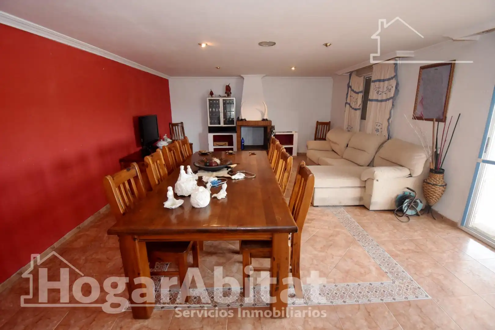 Sala de estar de Casa o chalet en venta en Vila-real con Jardín privado, Terraza y Trastero