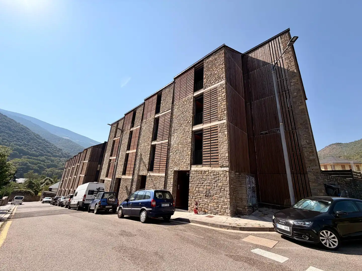 Exterior view of Flat for sale in Sort  with Heating, Storage room and Furnished