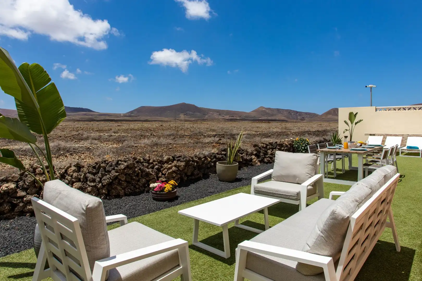 Terraza de Casa o chalet en venta en La Oliva con Jardín privado, Terraza y Amueblado