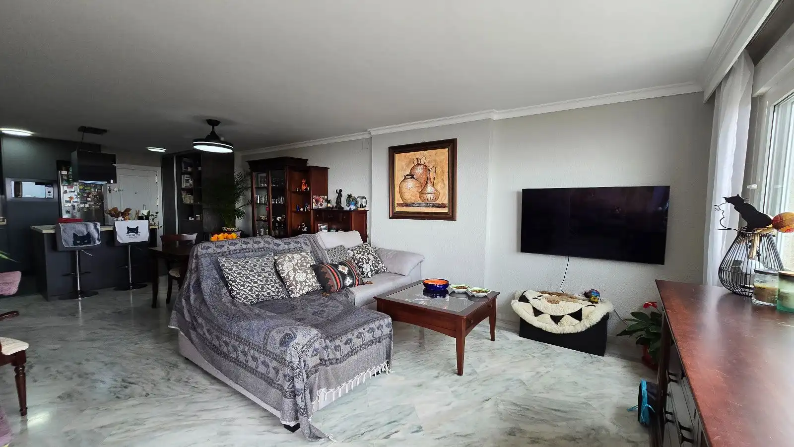 Living room of Flat for sale in Benalmádena  with Air Conditioner, Heating and Swimming Pool