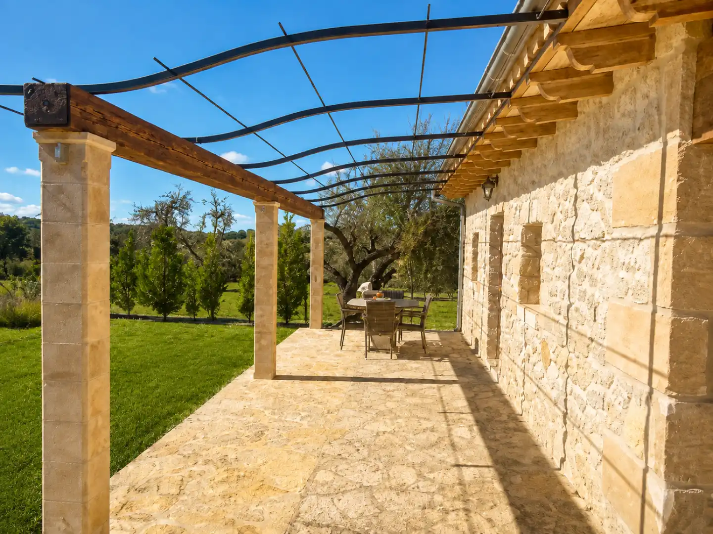 Terrasse von Haus oder Chalet zur Miete in Lloret de Vistalegre mit Heizung, Privatgarten und Terrasse