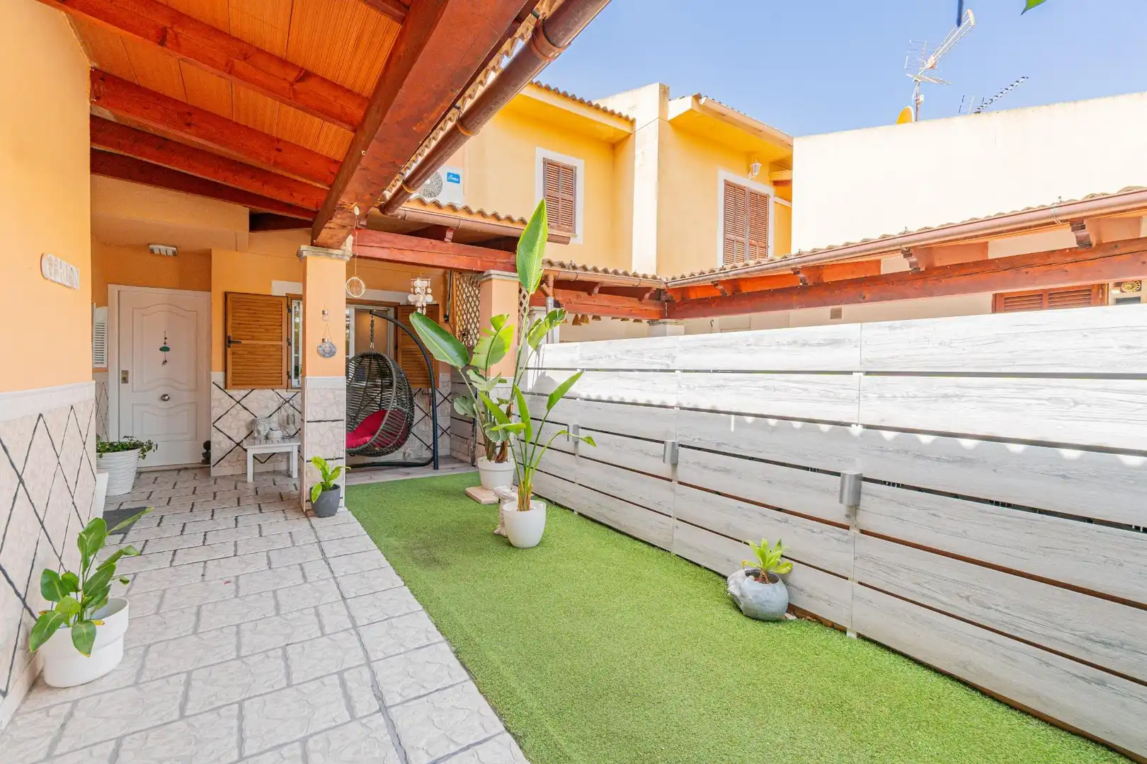 Terraza de Casa adosada en venta en Calvià con Aire acondicionado, Jardín privado y Terraza