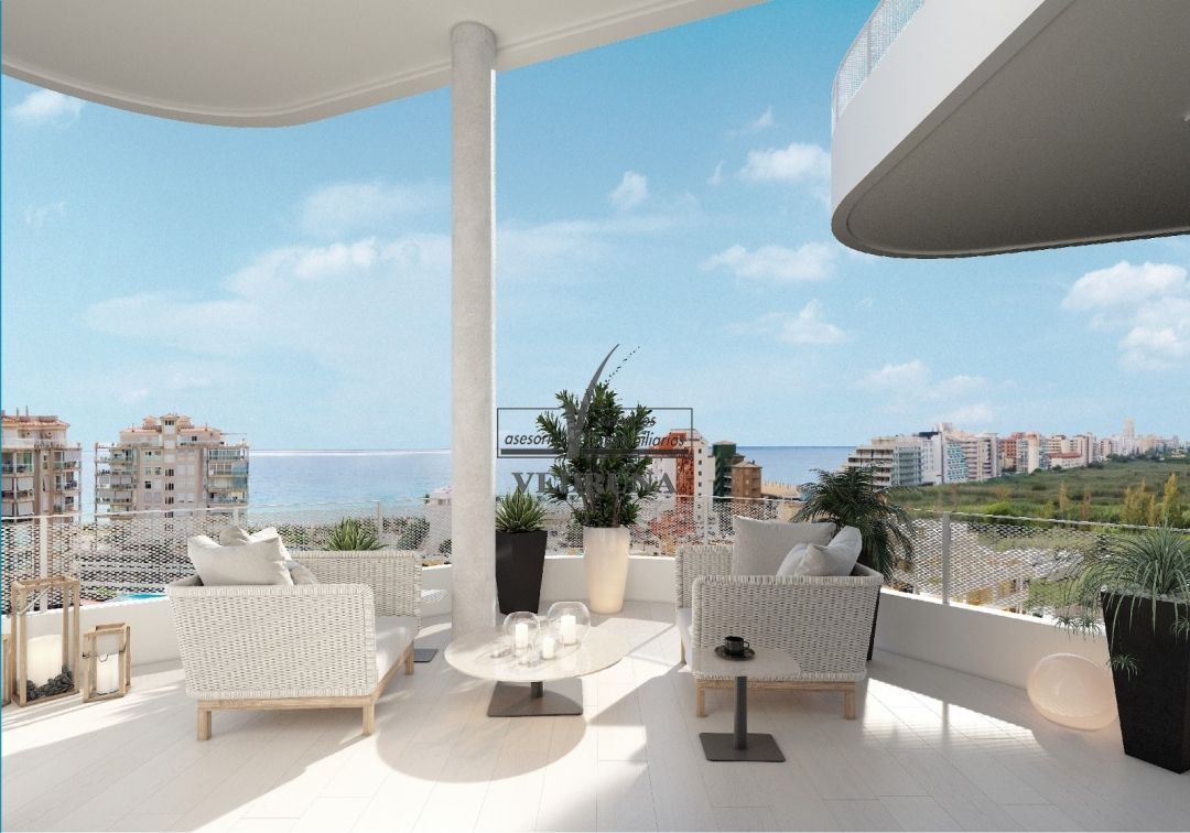 Terrace of Flat for sale in Peñíscola / Peníscola  with Air Conditioner, Heating and Private garden
