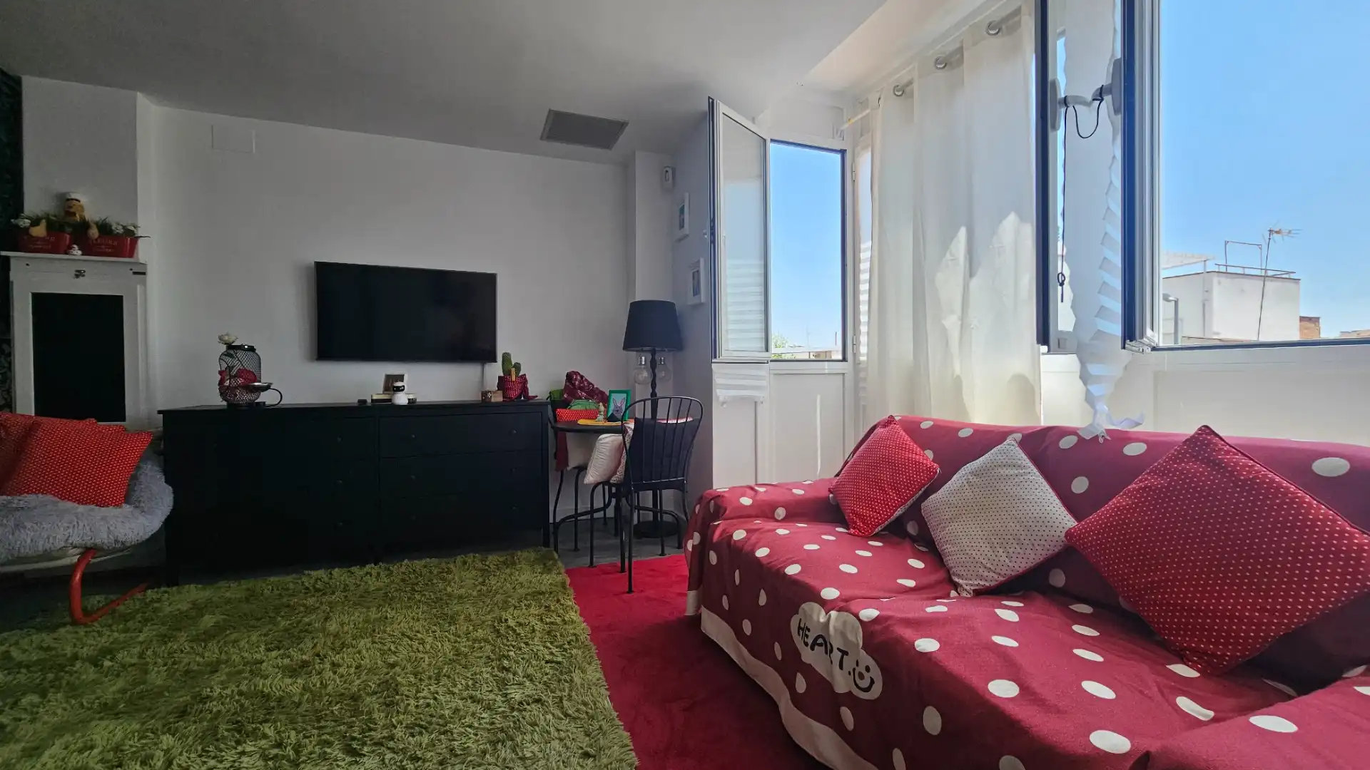 Sala d'estar de Pis en venda en Sabadell amb Aire condicionat, Calefacció i Parquet