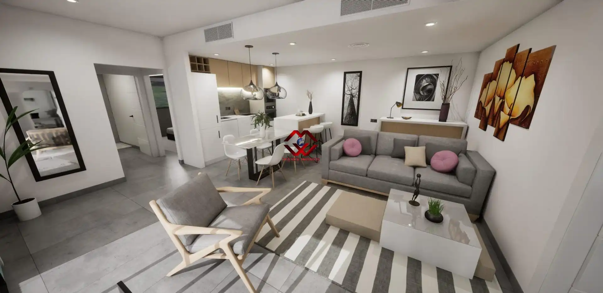Living room of Duplexes for sale in Torre-Pacheco  with Private garden, Terrace and Swimming Pool
