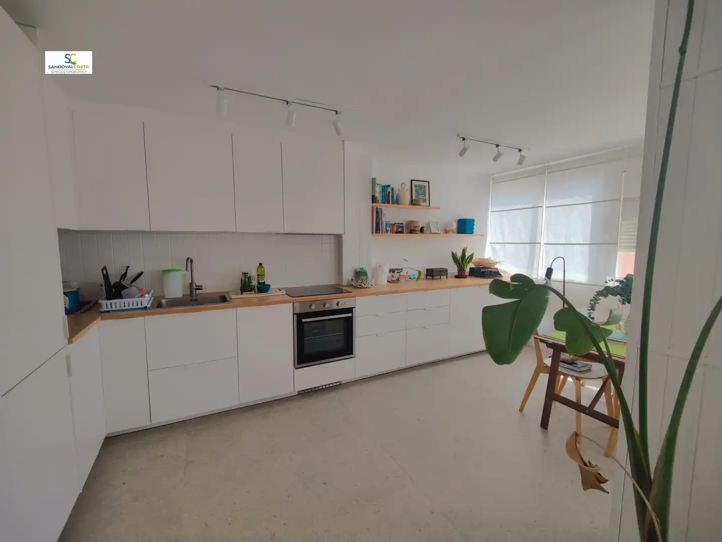 Küche von Wohnung zur Miete in Alicante / Alacant mit Klimaanlage und Möbliert