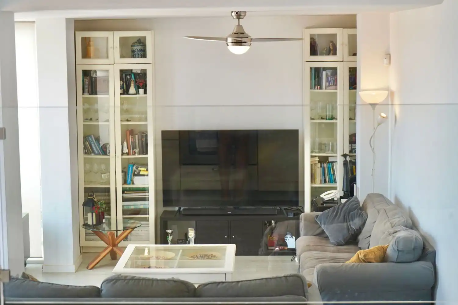 Sala de estar de Casa o chalet en venta en Mijas con Aire acondicionado, Calefacción y Jardín privado