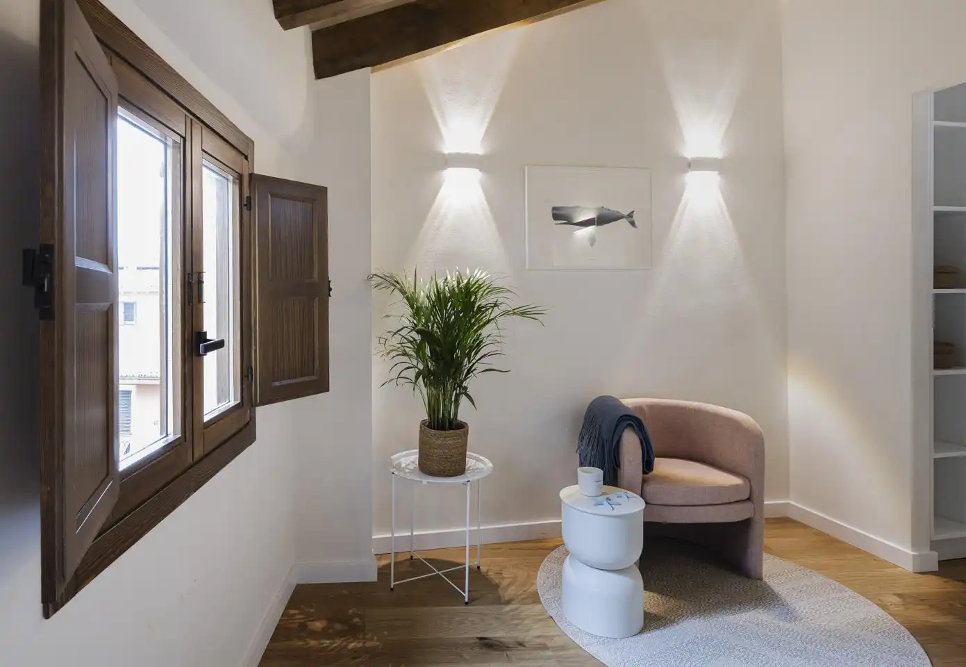 Wohnzimmer von Maisonette zum Verkauf in  Palma de Mallorca mit Klimaanlage, Terrasse und Möbliert