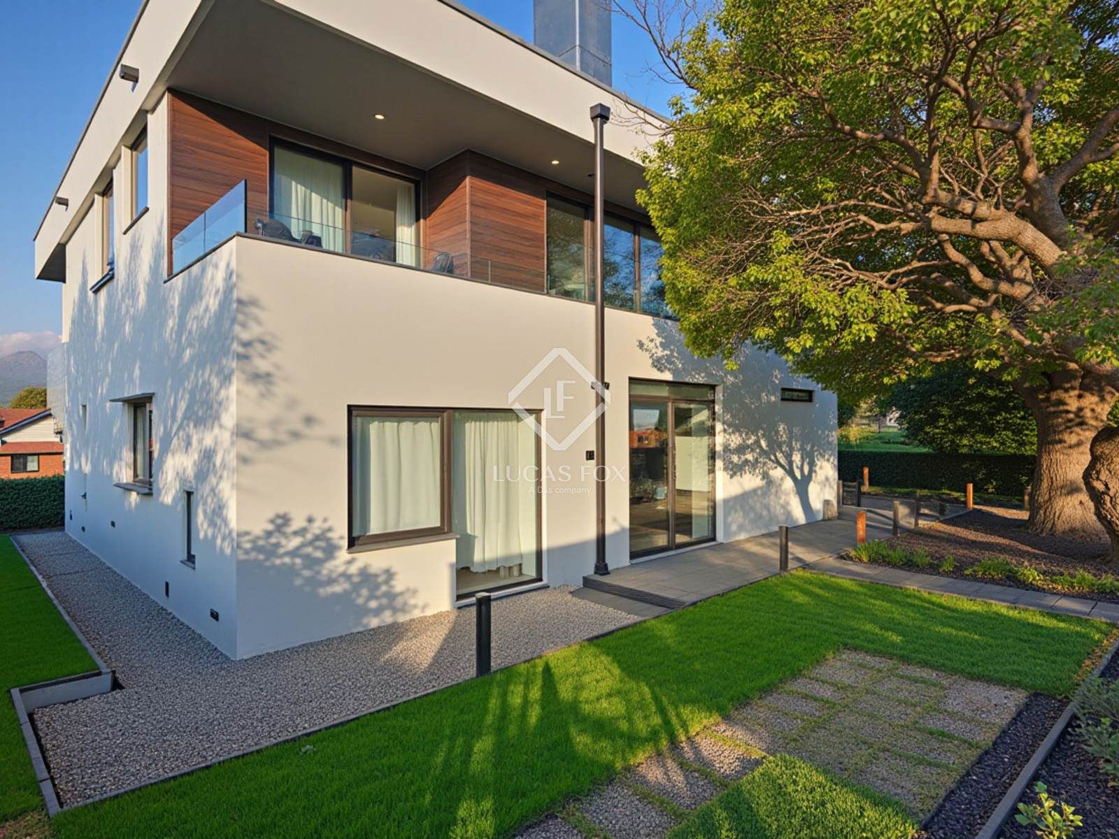 Exterior view of House or chalet for sale in Sant Just Desvern  with Air Conditioner, Private garden and Swimming Pool