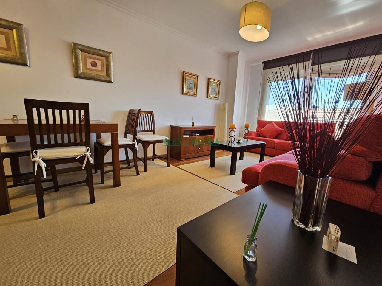 Living room of Flat for sale in A Cañiza    with Heating, Parquet flooring and Storage room