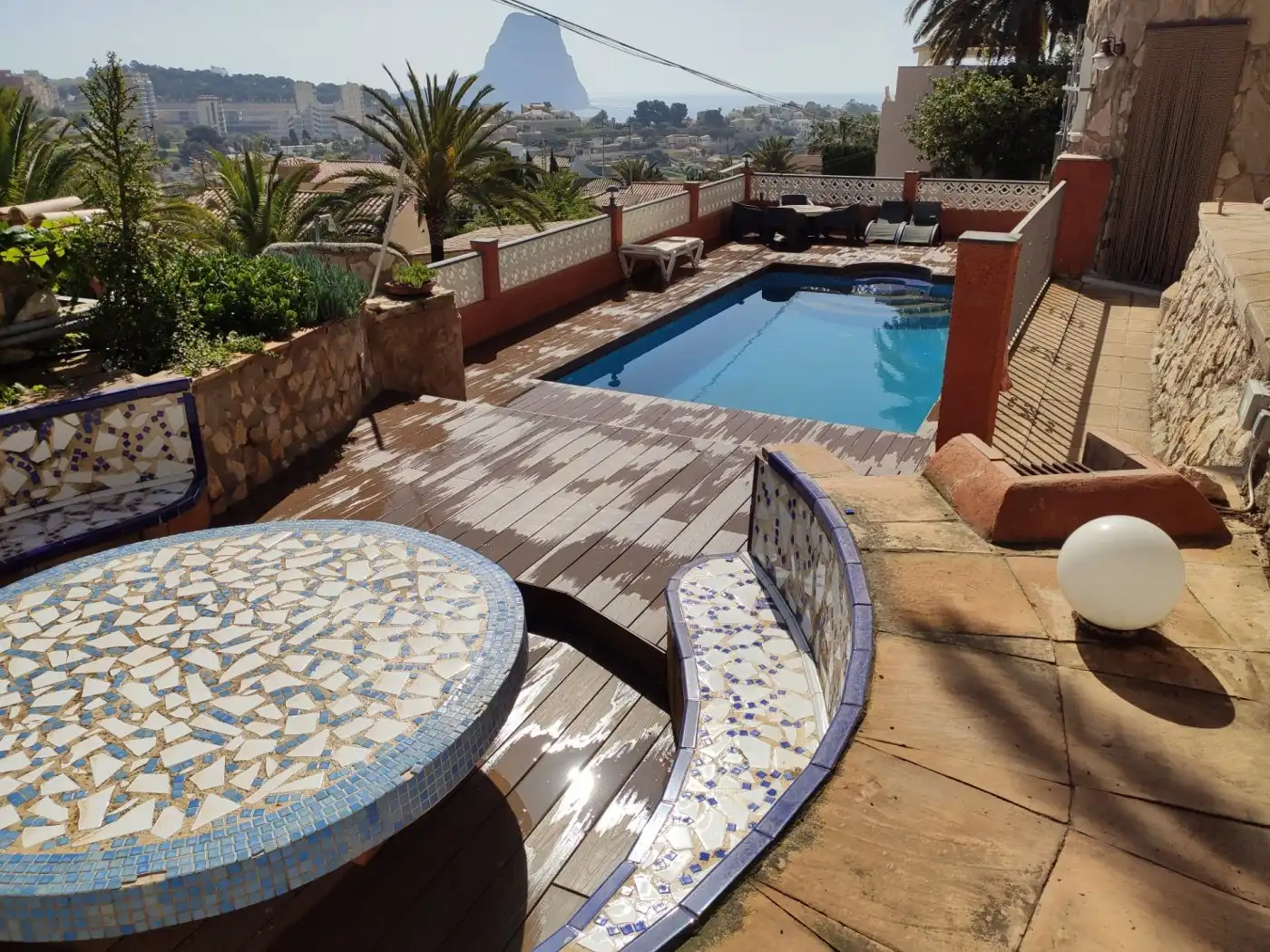 Piscina de Casa o xalet en venda en Calpe / Calp amb Aire condicionat, Calefacció i Jardí privat