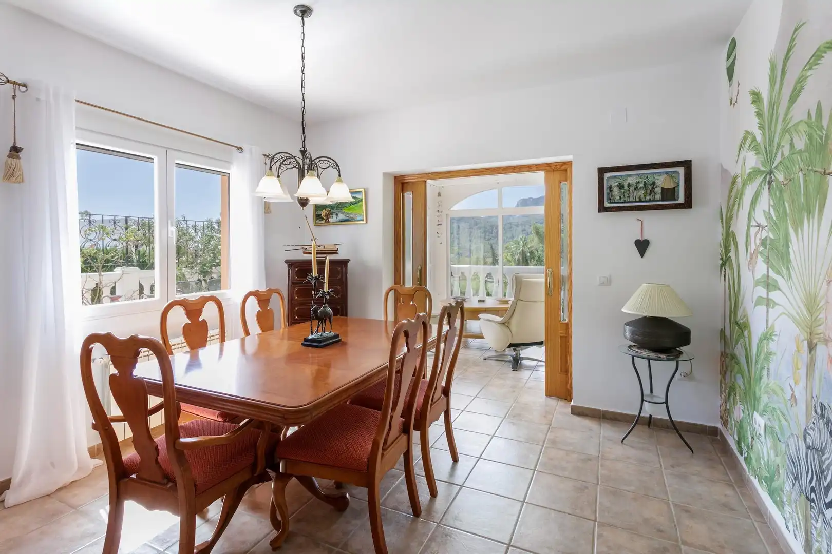 Dining room of Houses for sale in Barx  with Air Conditioner, Heating and Private garden