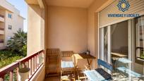 Balcony of Flat for sale in  Granada Capital  with Air Conditioner, Heating and Private garden