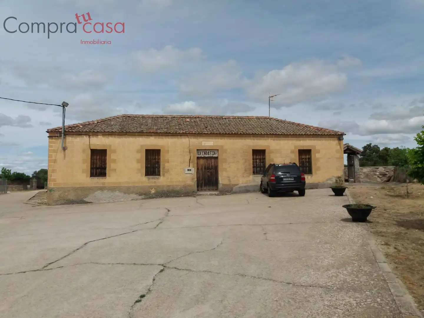 Vista exterior de Finca rústica en venta en Turégano con Jardín privado y Trastero