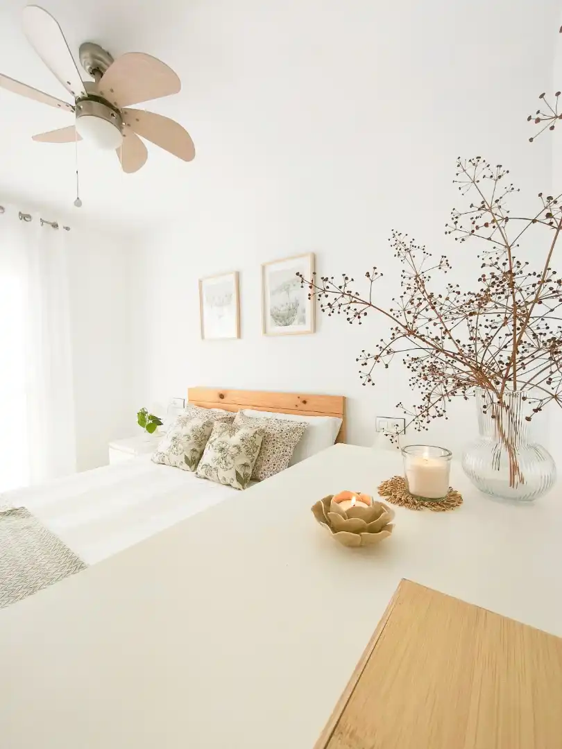 Schlafzimmer von Dachboden zum Verkauf in Almería mit Klimaanlage, Terrasse und Möbliert