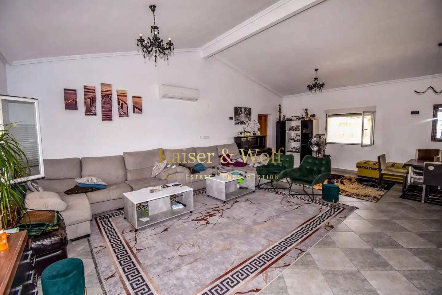Sala de estar de Finca rústica en venta en Crevillent con Jardín privado, Terraza y Piscina
