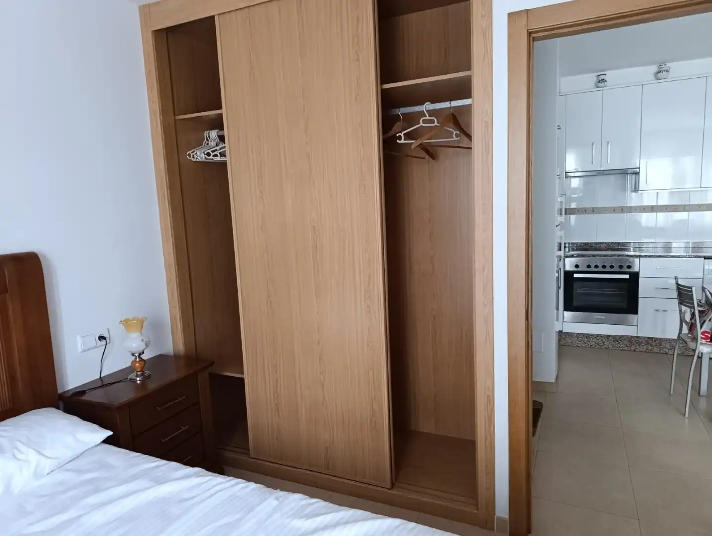 Bedroom of Flat for rent in Burela, Lugo