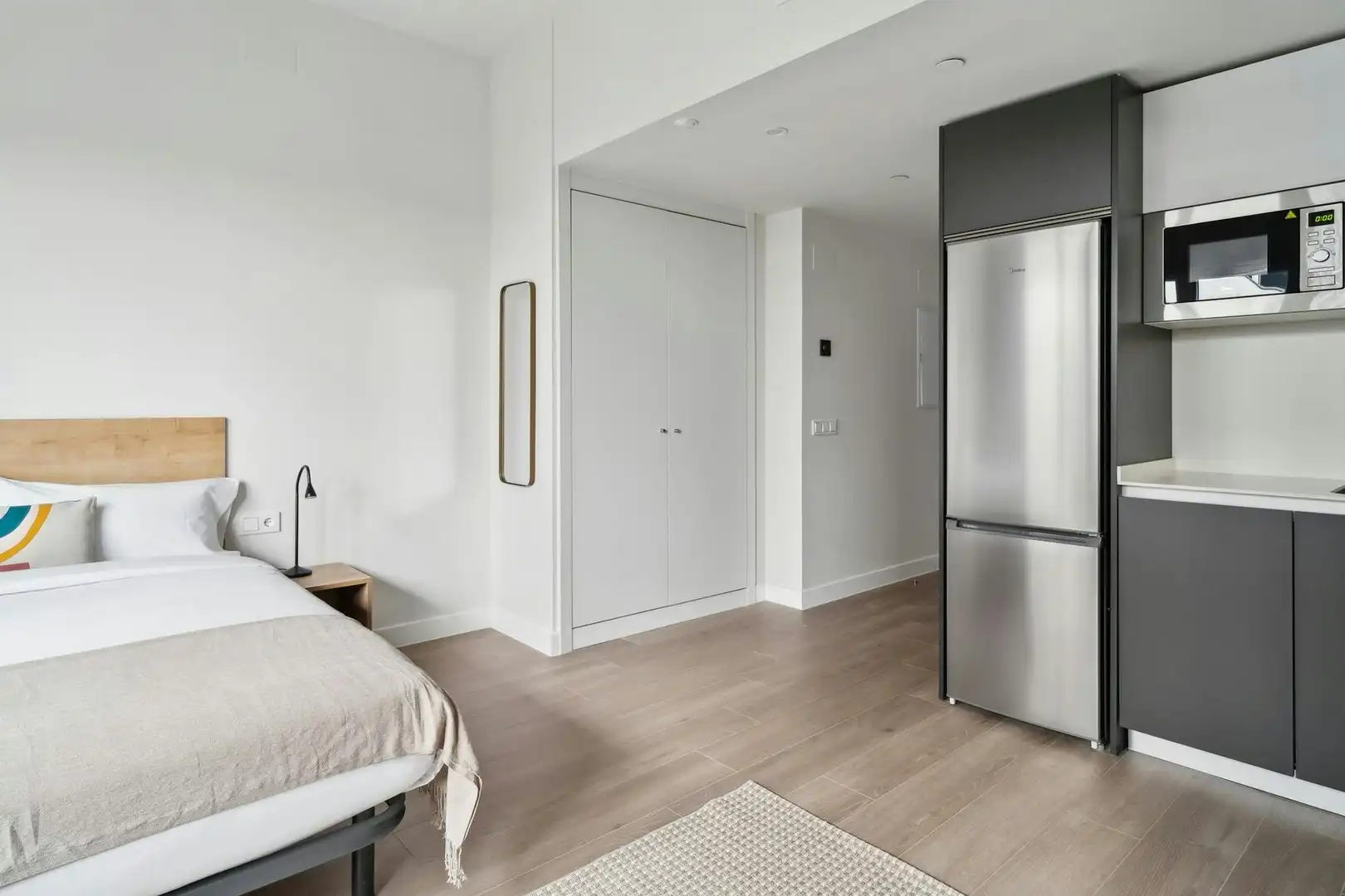Wohnung zur Miete in Madrid mit Klimaanlage, Heizung und Privatgarten