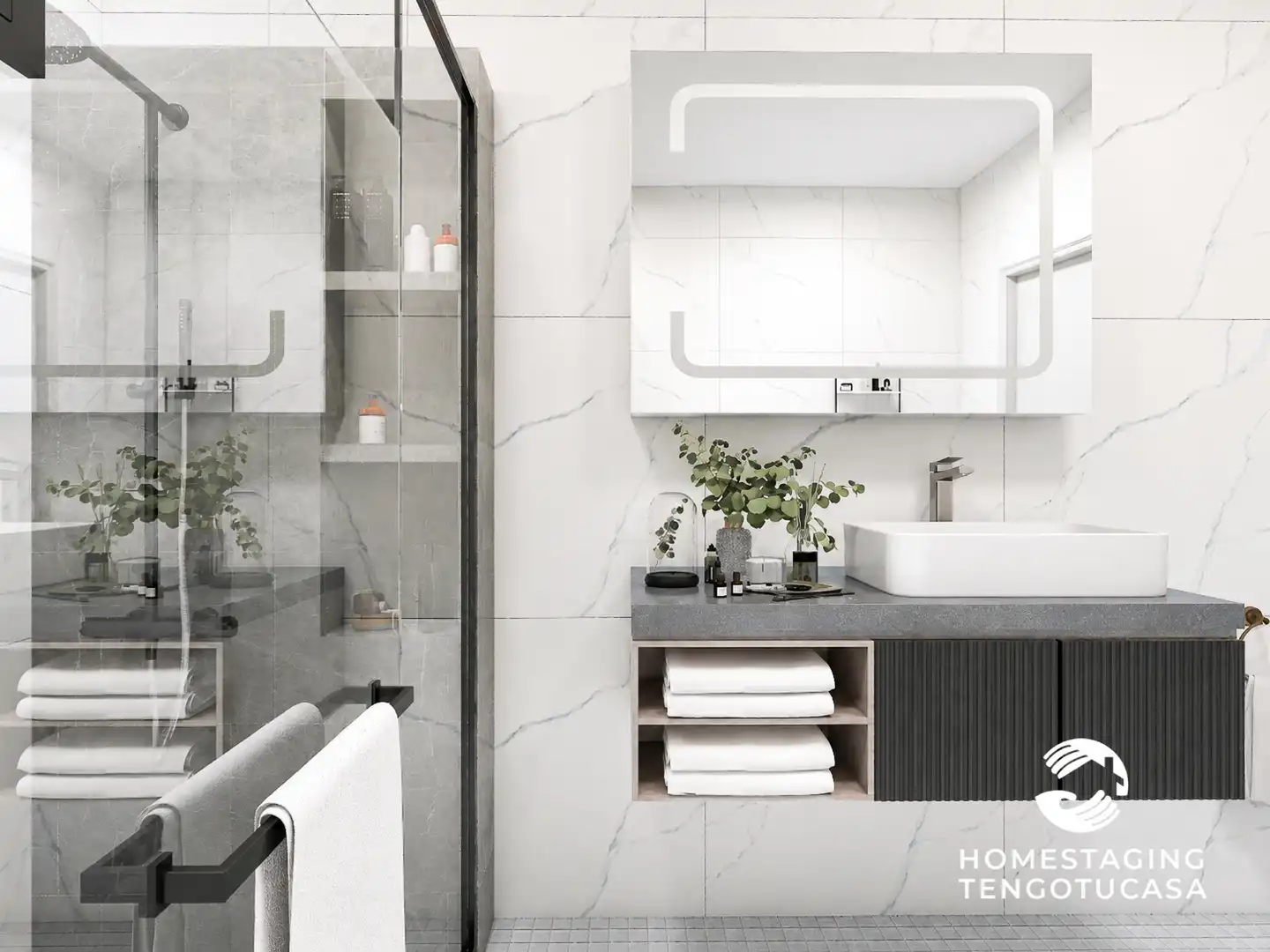 Bathroom of Flat for sale in Madrid