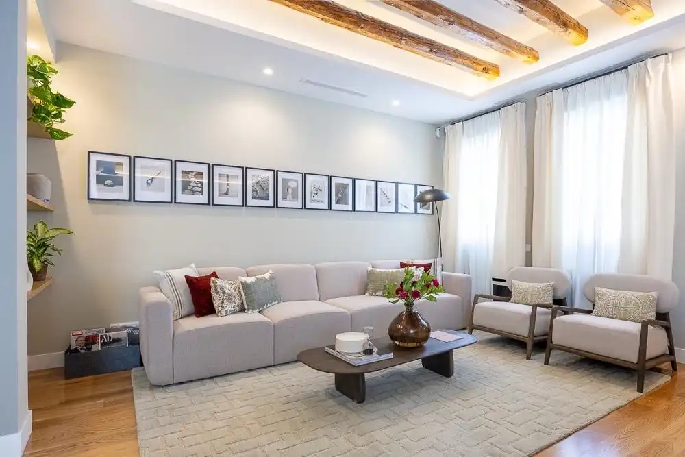 Living room of Attic for sale in  Madrid Capital  with Air Conditioner, Heating and Storage room