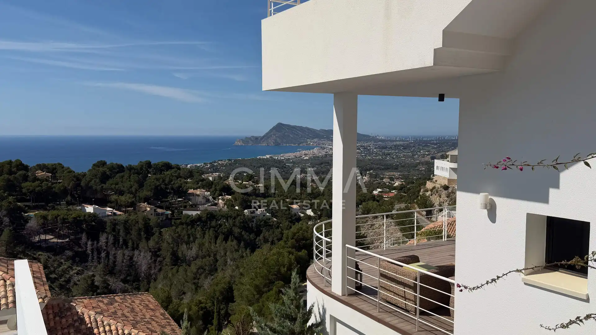 Vista exterior de Casa o chalet en venta en Altea con Calefacción y Piscina