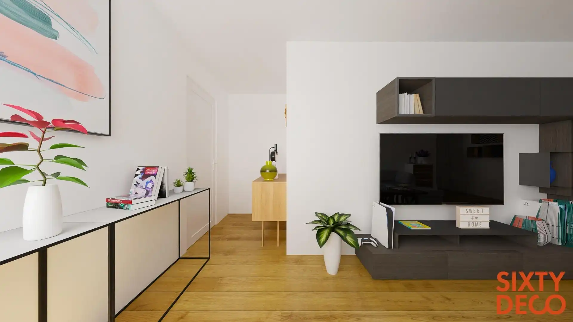 Living room of Flat for sale in Zaragoza  with Air Conditioner and Heating
