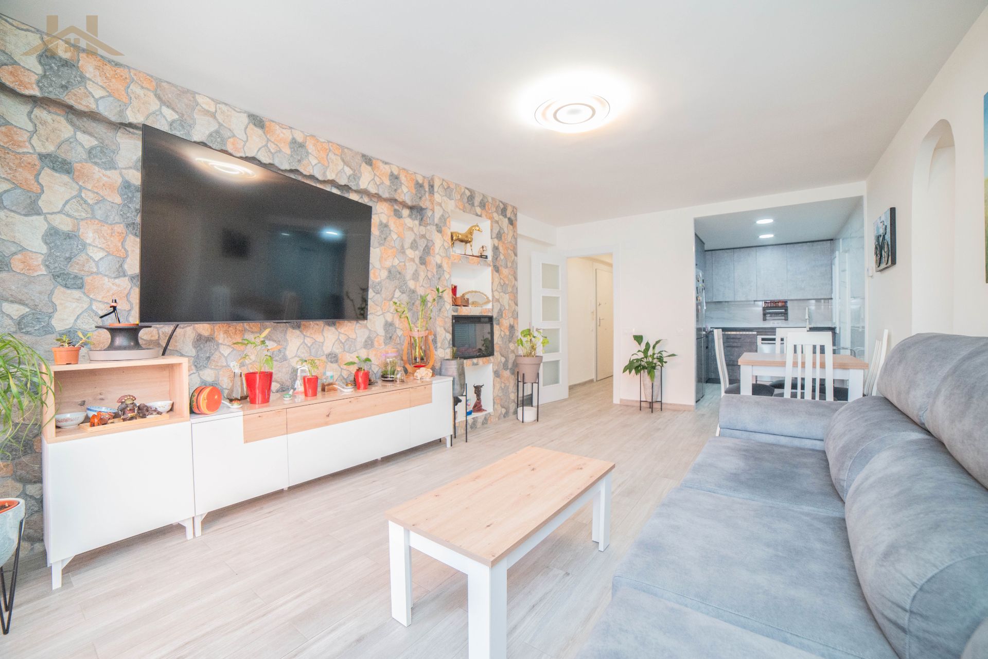 Living room of Planta baja for sale in San Martín de la Vega  with Heating, Terrace and Furnished