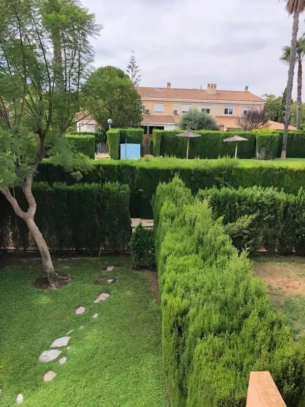 Jardín de Casa adosada de alquiler en Godella con Calefacción y Piscina