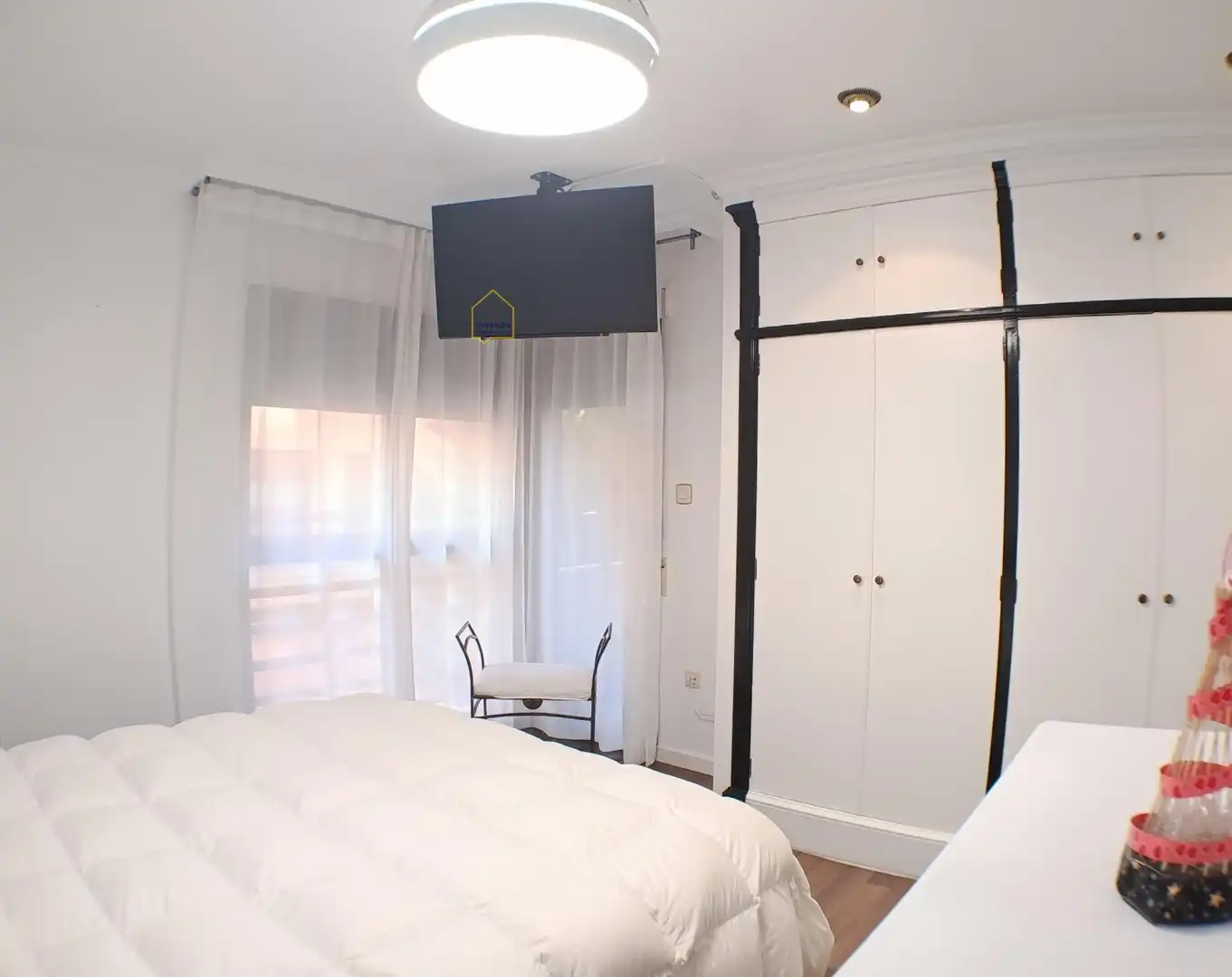 Bedroom of Flat for sale in Lorca  with Air Conditioner, Storage room and Balcony