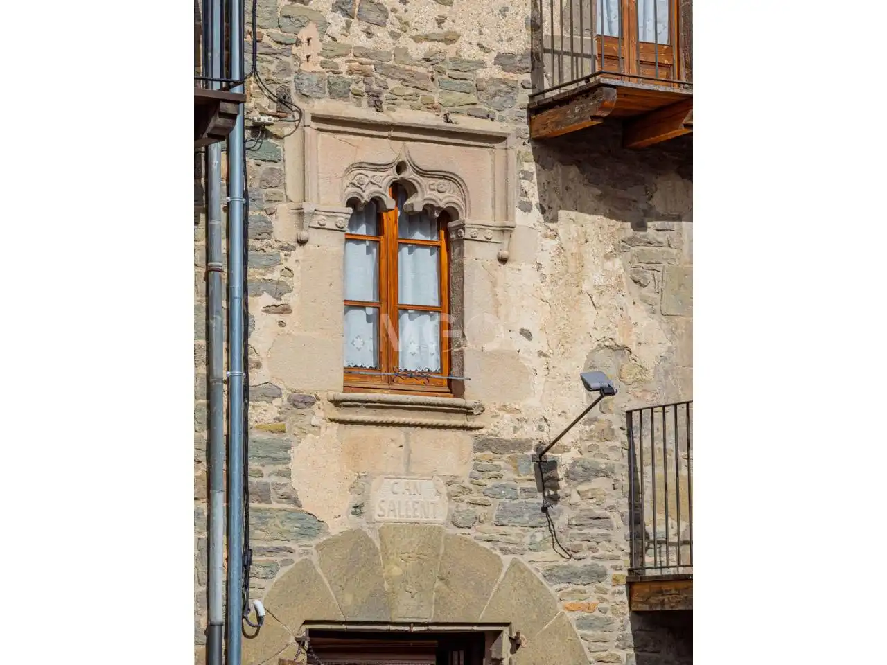 Vista exterior de Casa o chalet en venta en Rupit i Pruit con Calefacción y Terraza